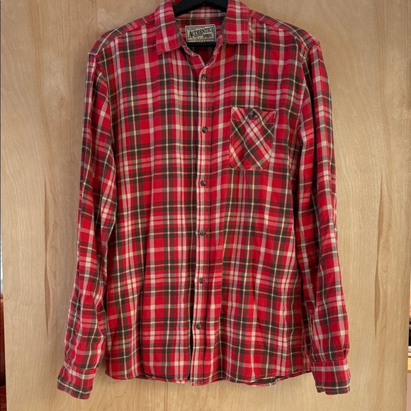 Authentic Work Wear Other - Authentic American Heritage Red and Green Plaid Men's Shirt
